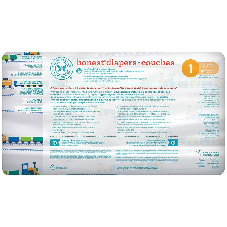 Honest Diapers Size 1 Trains Babies R Us Canada