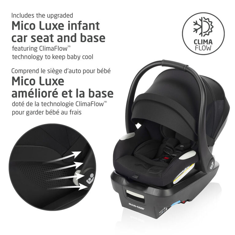 Maxi Cosi Zelia Luxe 5-in-1 Modular Travel System  - New Hope Black