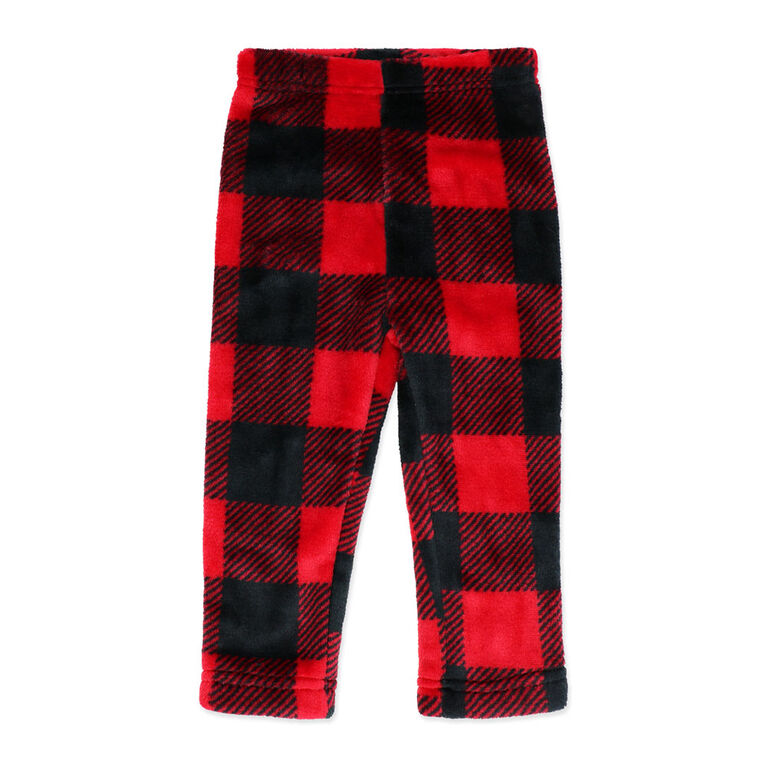 J&L Designs 2-Piece Pajama Set: Buffalo Bear Newborn