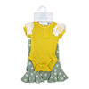 Baby Mode 3 Piece Pant Set: Yellow/Blue Sunflower 18M