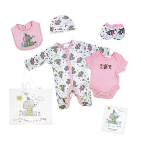 Flump 6 Piece Gift Set: Pink Elephant