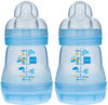 Mam Anti Colic Bottle 2 Pack 5oz - Blue