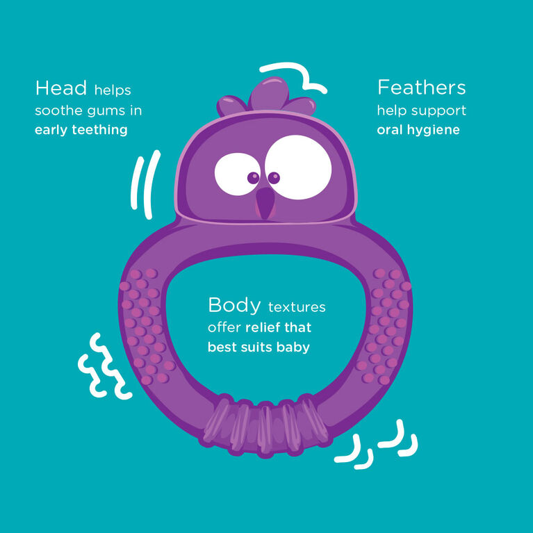 Tommee Tippee Kalani Mini Teether, Sensory Teething Toy