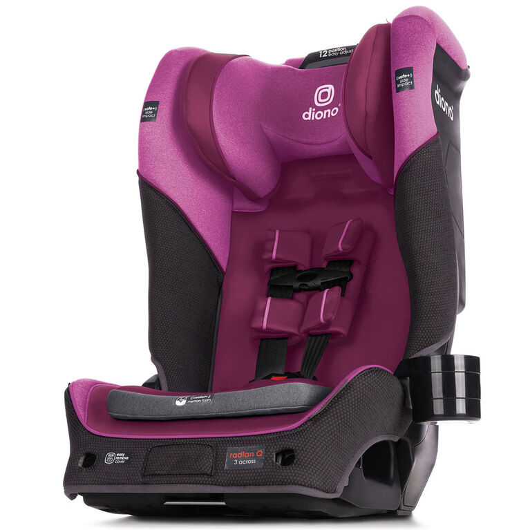 Radian 3Qx Latch All-In-One Convertible Car Seat - Purple Plum