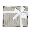 Baby Mode Signature Two Piece Cardigan and Hat Set Grey: 0-6M