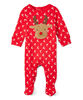 Christmas Interlock Coverall - 3-6 Months