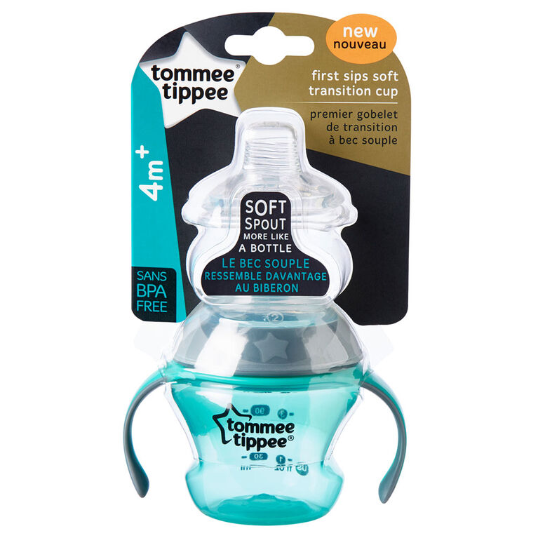 Tommee Tippee First Sips Soft Transition Cup Green Babies R Us Canada