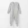 happy dream organic sleeper, 9-12m - grey mix