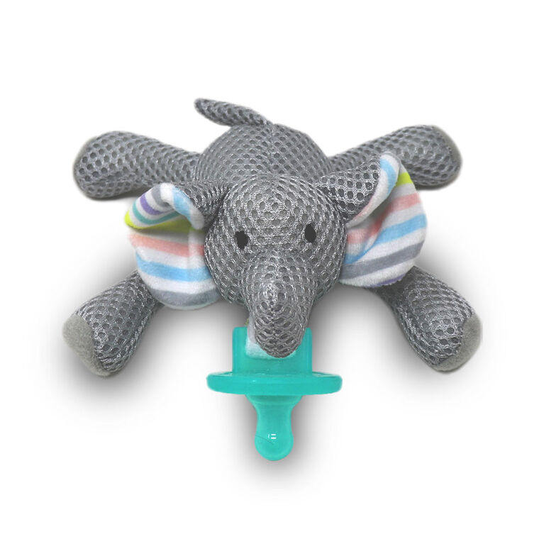 babyworks Pacifier Friend with Pacifier "Elly" Elephant Babies R Us