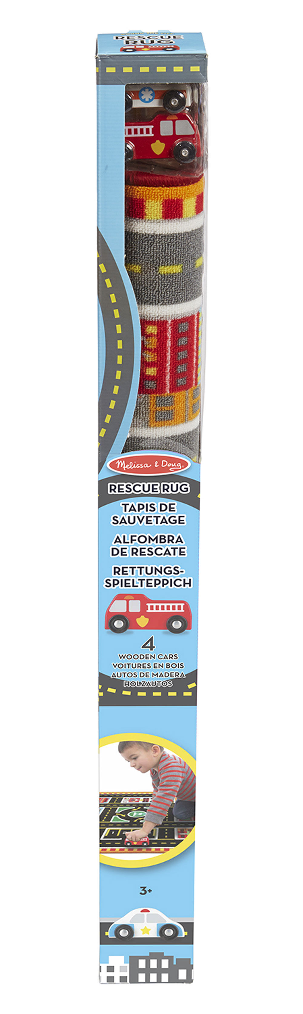 Melissa and doug round cheap the city rescue rug
