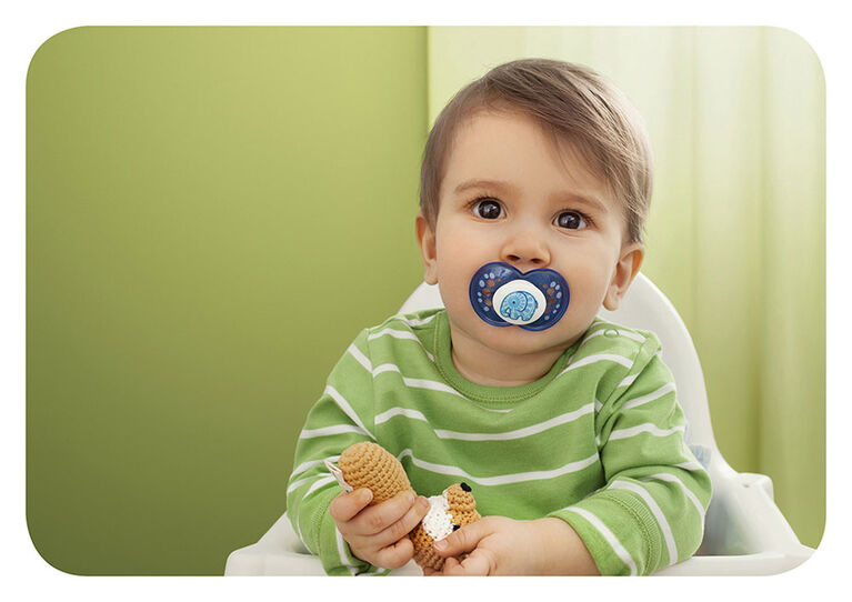 Suces MAM Perfect, Suces pour bébé 0 à 6 mois (emballage de deux),  Meilleure suce pour les bébés allaités, Suce orthodontique qui protège les  dents et les mâchoires de bébé, Suce pour