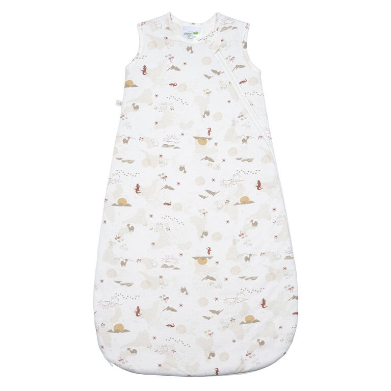 Perlimpinpin-Bamboo sleep bag 1.0 TOG-Desert-0-6m