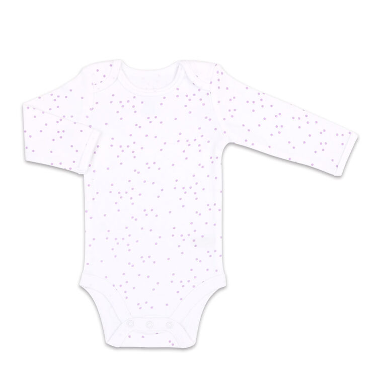 Koala Baby 4Pk Long Sleeve Bodysuit Foxy Floral, 0-3 Months