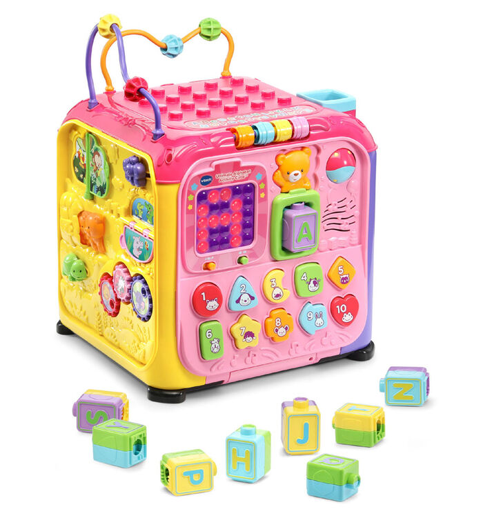 Maxi Cube Multi Activites Rose Edition Anglaise Babies R Us Canada