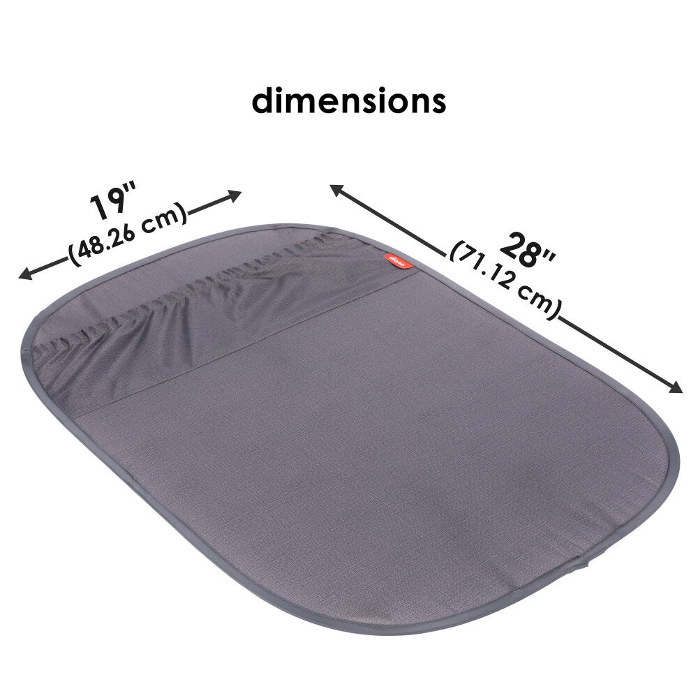 Diono Stuff n Scuff XL Kick Mat Back Seat Protector for Kids Feet