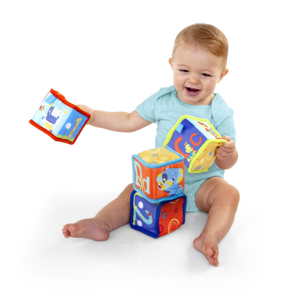 Bright starts grab clearance and stack block toy