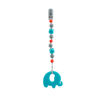 Nuby Beaded Pacifinder with Teether - Teal Elephant