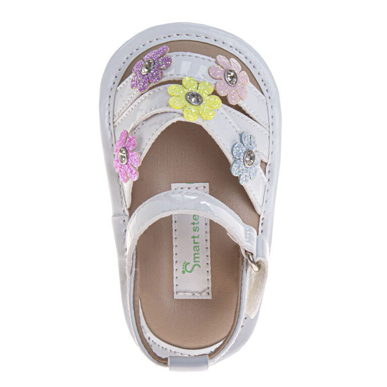 Sandale Blanche Multicolore