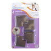 Dreambaby Pare-chocs d'angle en mousse classiques - Marron - 4pk