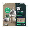 Biberons en verre convertibles Closer to Nature de Tommee Tippee 3 en 1 - 9oz, 3 pieces