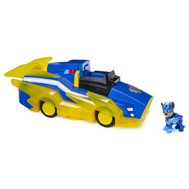 PAW Patrol, Mighty Pups Charged Up Chase Transforming Deluxe Vehicle with Lights and Sounds