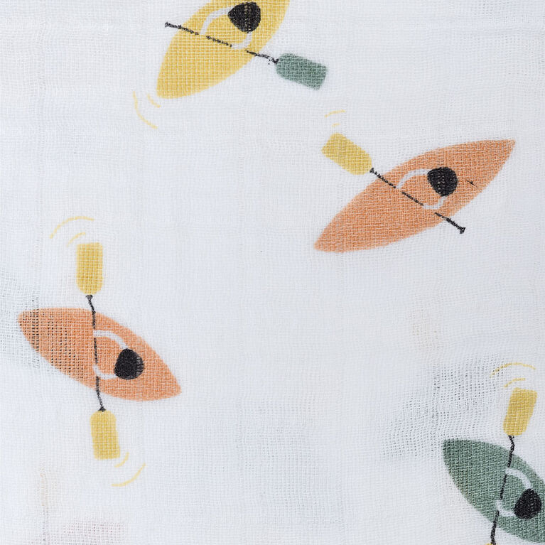 Cotton Muslin Swaddle/ Kayaks