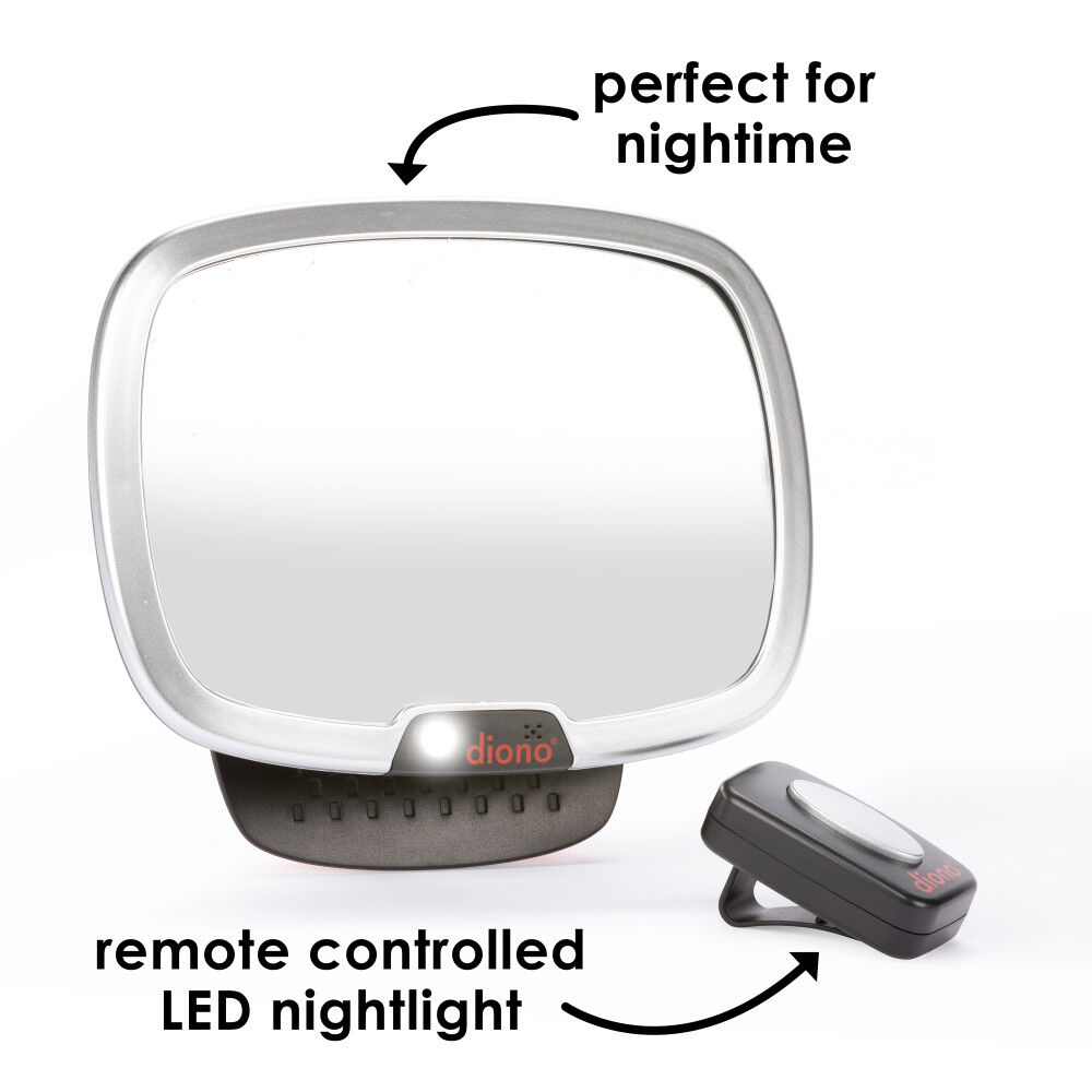 Diono mirror with light hot sale