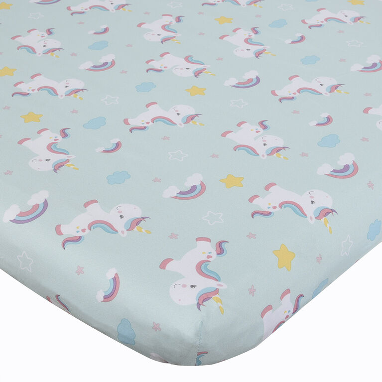 Baby's First by Nemcor, 2Pack Mini Crib Sheets, Unicorns Babies R Us