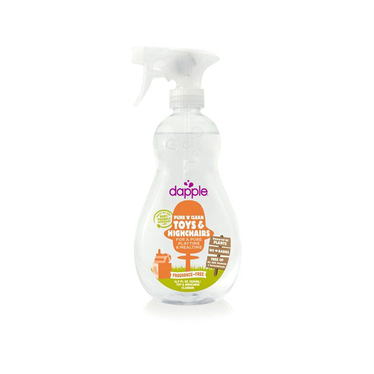 Dapple Toy & Highchair Cleaning Spray, Fragrance Free, 16.9 fl.oz
