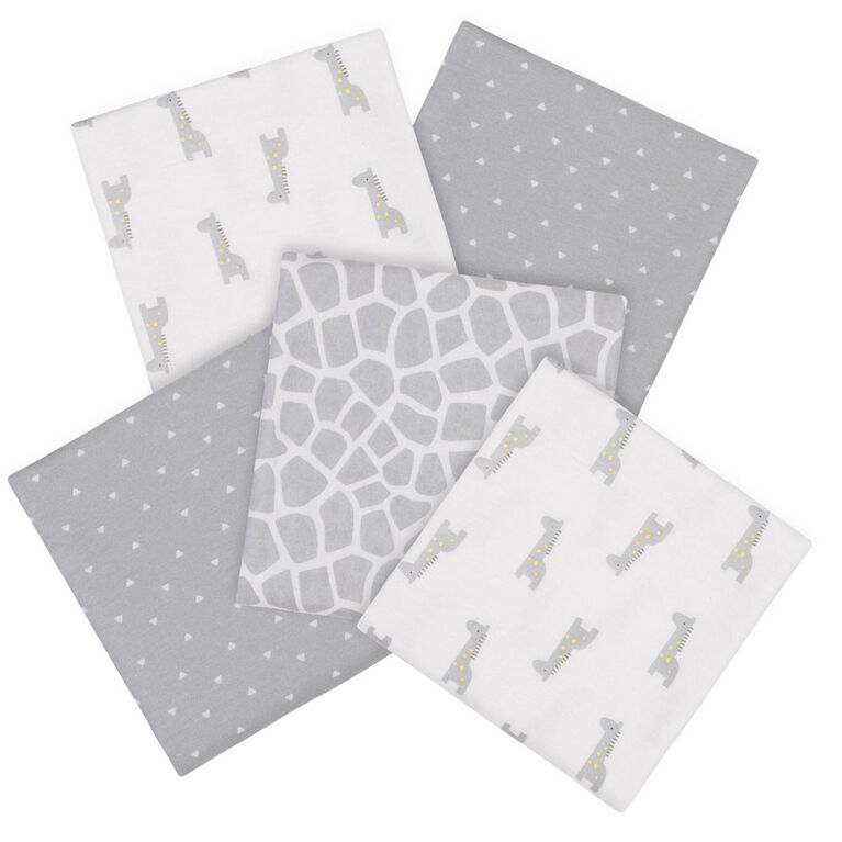 Gerber  5-Pack Receiving Blankets - Giraffe