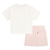 Ensemble T-shirt and Jupe Levis- Rose 