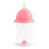 Munchkin- Any Angle Weighted Straw Trainer Cup- Pink, 10oz