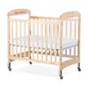 Foundations Next Gen Serenity Fixed-Side Compact Clearview Crib, Natural