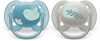 Avent Ultra Soft Pacifier  6-18m dove /leaf 2pk