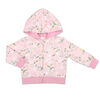 Ensemble 2 pièces Koala Baby Petit Faon - chandail à capuche et jambières à motif floral, 3-6 Mois