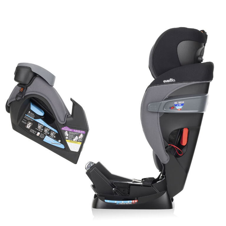 Evenflo All4One DLX 4-In-1 Convertible Car Seat (Canyons Gray)