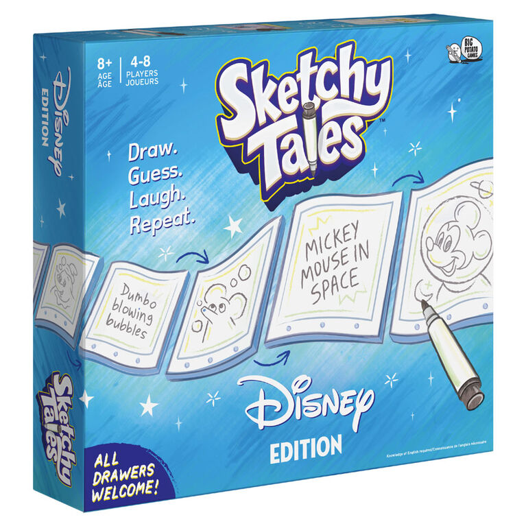 Disney Sketchy Tales, The Magical Disney Drawing Game Toys R Us Canada