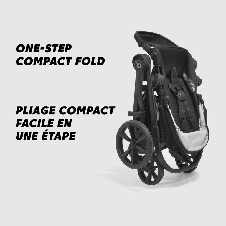 Poussette Baby Jogger City Select 2, collection écologique, Gris port