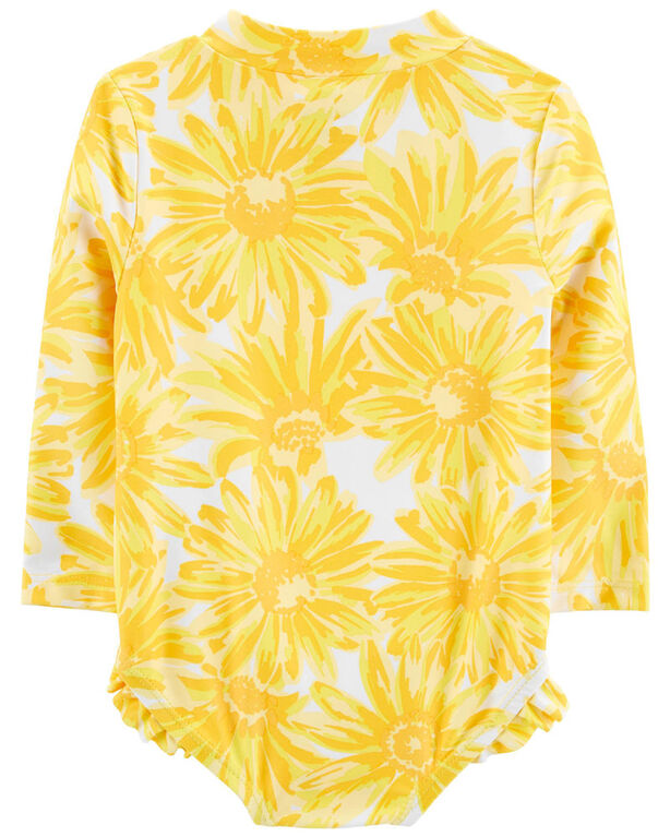 Maillot dermoprotecteur 1 pi&egrave;ce &agrave; imprim&eacute; de tournesol Carter&rsquo;s 9M