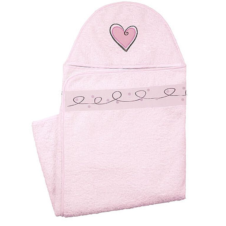Kushies Hooded Towel - Pink