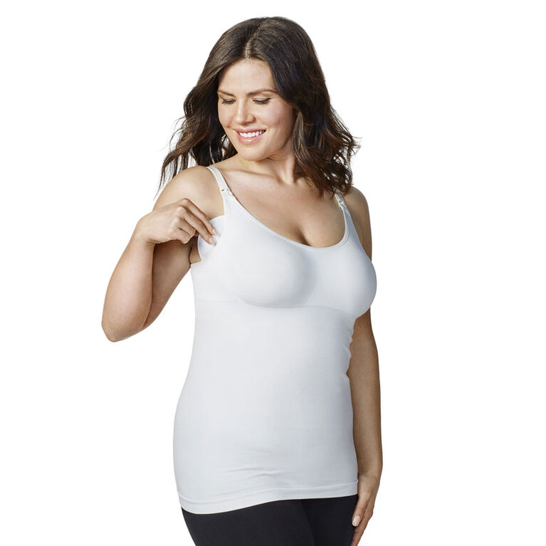 Bravado Body Silk Seamless Nursing Cami - White Medium