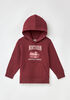 Northern Reflections Iconic Loon Hoodie Red 2T