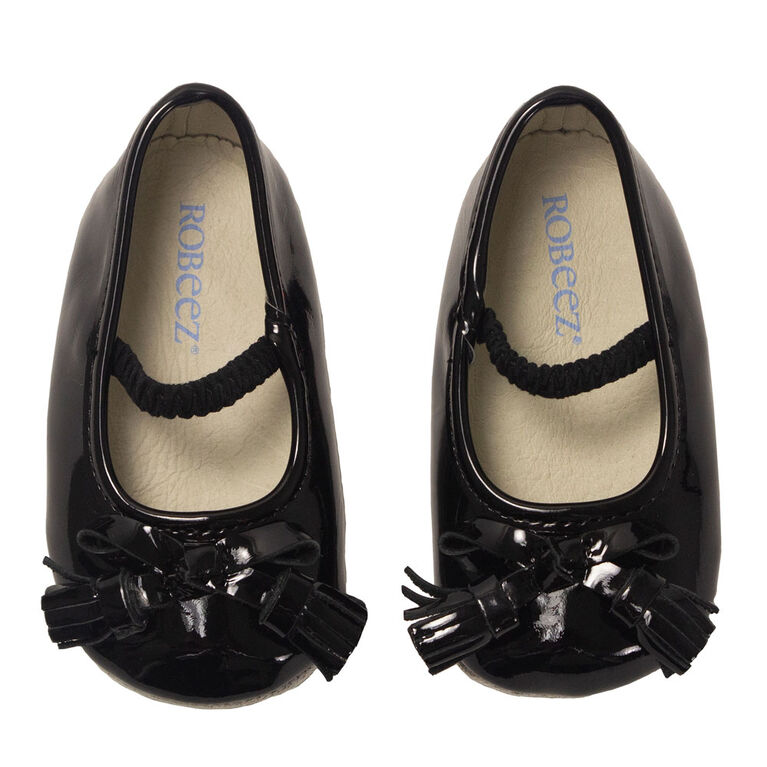 Robeez -  Ballet Black Patent 3-6M