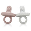 Siliteethe Jouets-dentition en silicone rose/gris rêveur