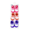 So Cute by Baby Mode 3 Pairs Crew Sock: Ballet Slippers with 3D Bows