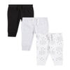 Koala Baby 3 Pack Pant Set, Black 12-18M