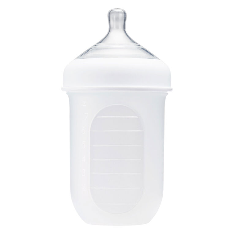 Boon Nursh Silicone Pouch Bottle 8 oz Clear