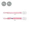 Medela Baby Pacifier Holder, extra light and small, BPA free. Girl
