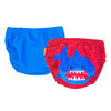 Zoocchini Pack De 2 Couches De Bain Requin 6-12 Mois