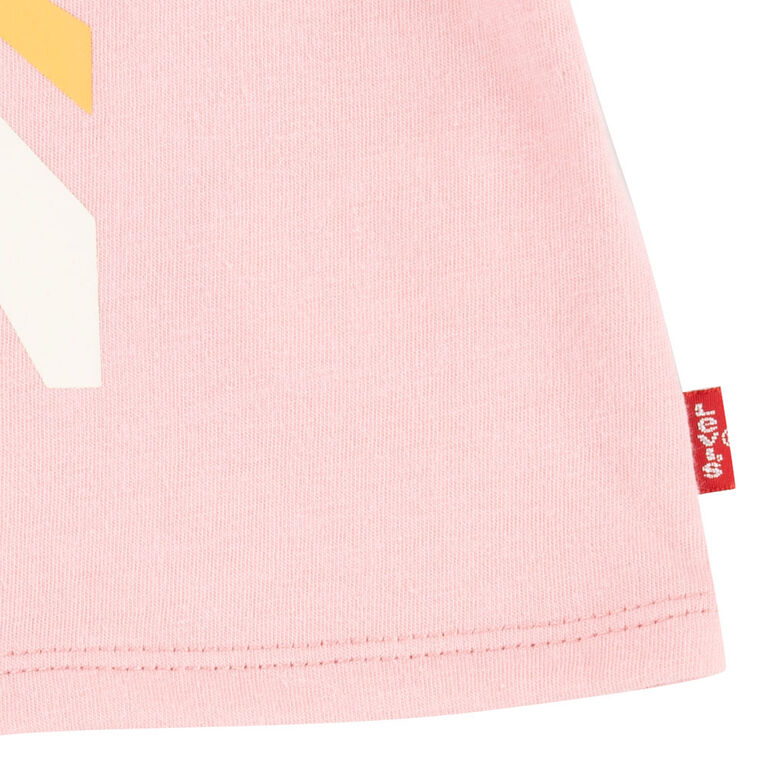 Levi's Sun Top and Shorts Set - Quartz Pink - Size 12M